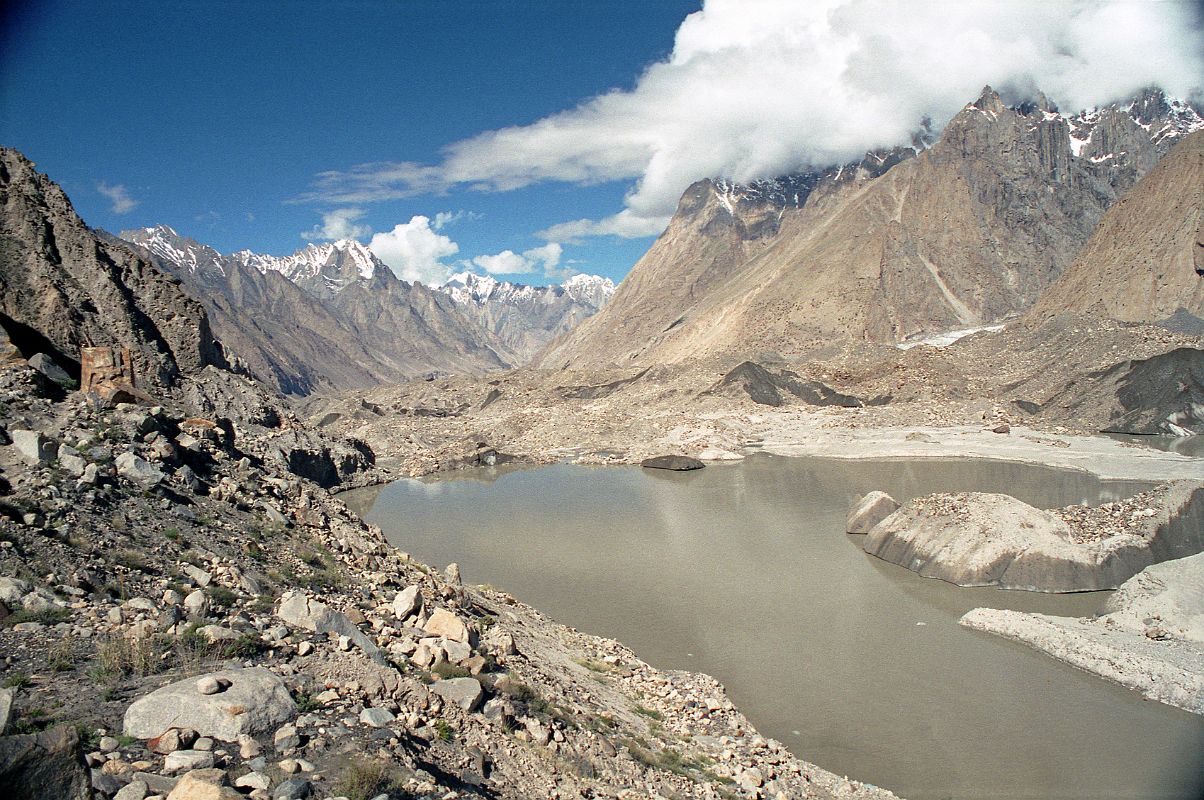 19 Looking Back Down Towards Paiju From Lake On Baltoro Glacier Near Khoburtse